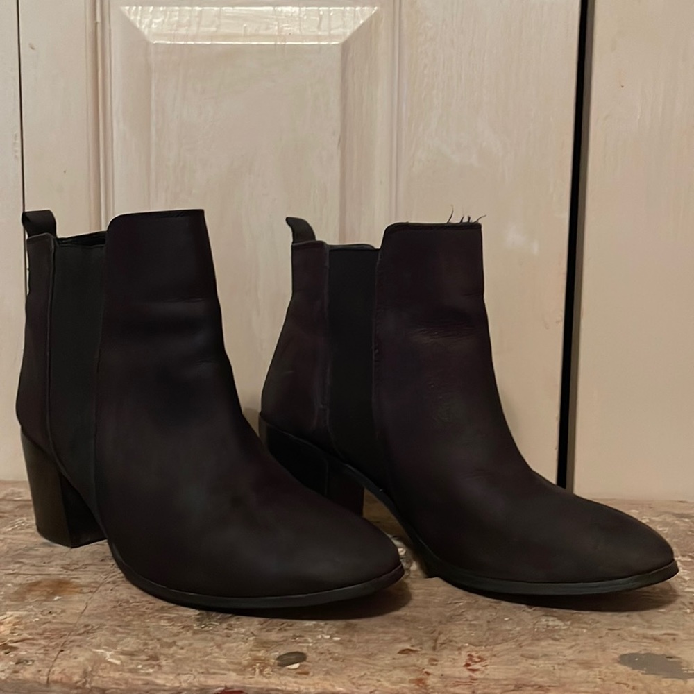 Dune London Black Booties